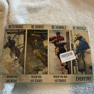 Inspirational Lineman metal sign 8x12